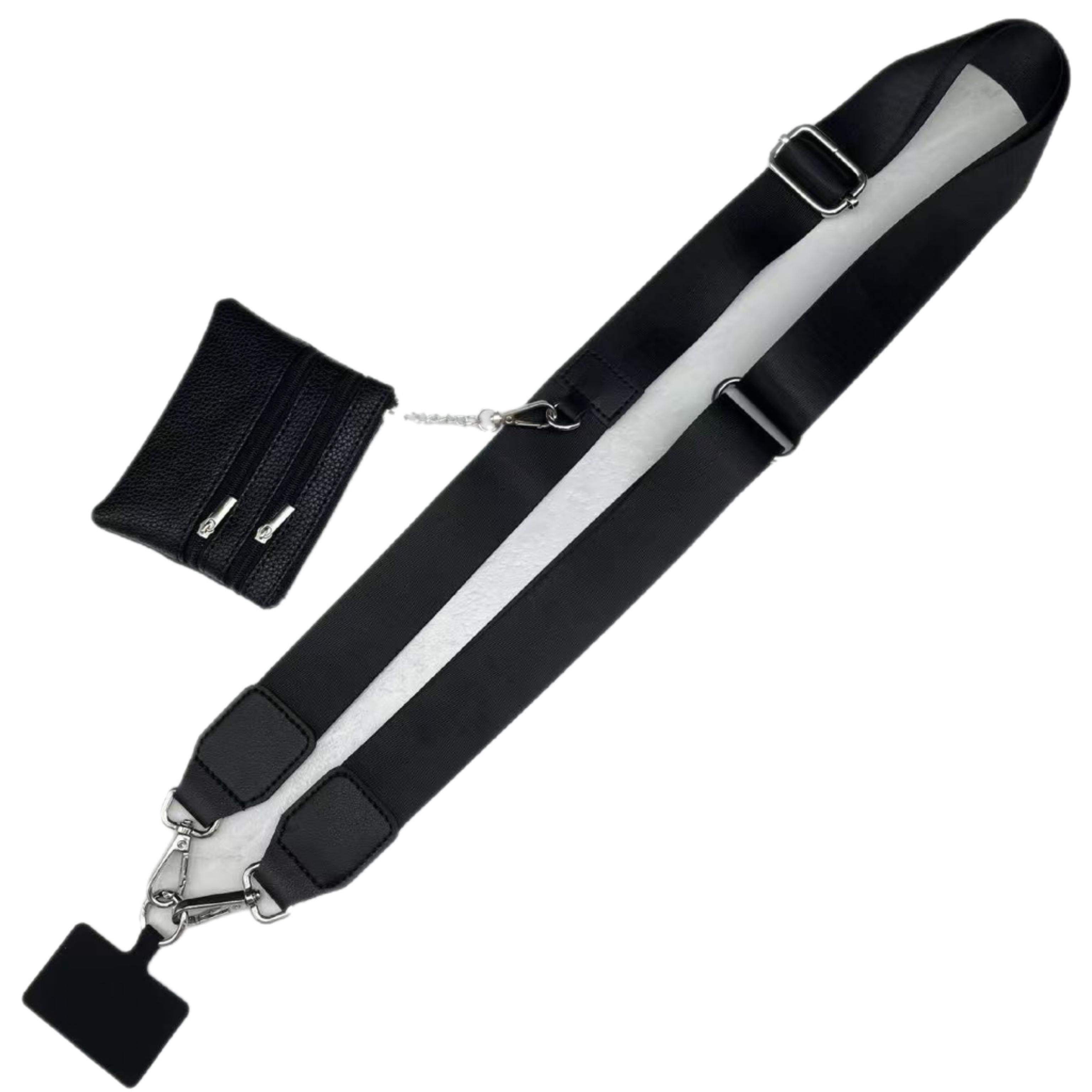 Crossbody Bag Strap with Mini Coin Purse