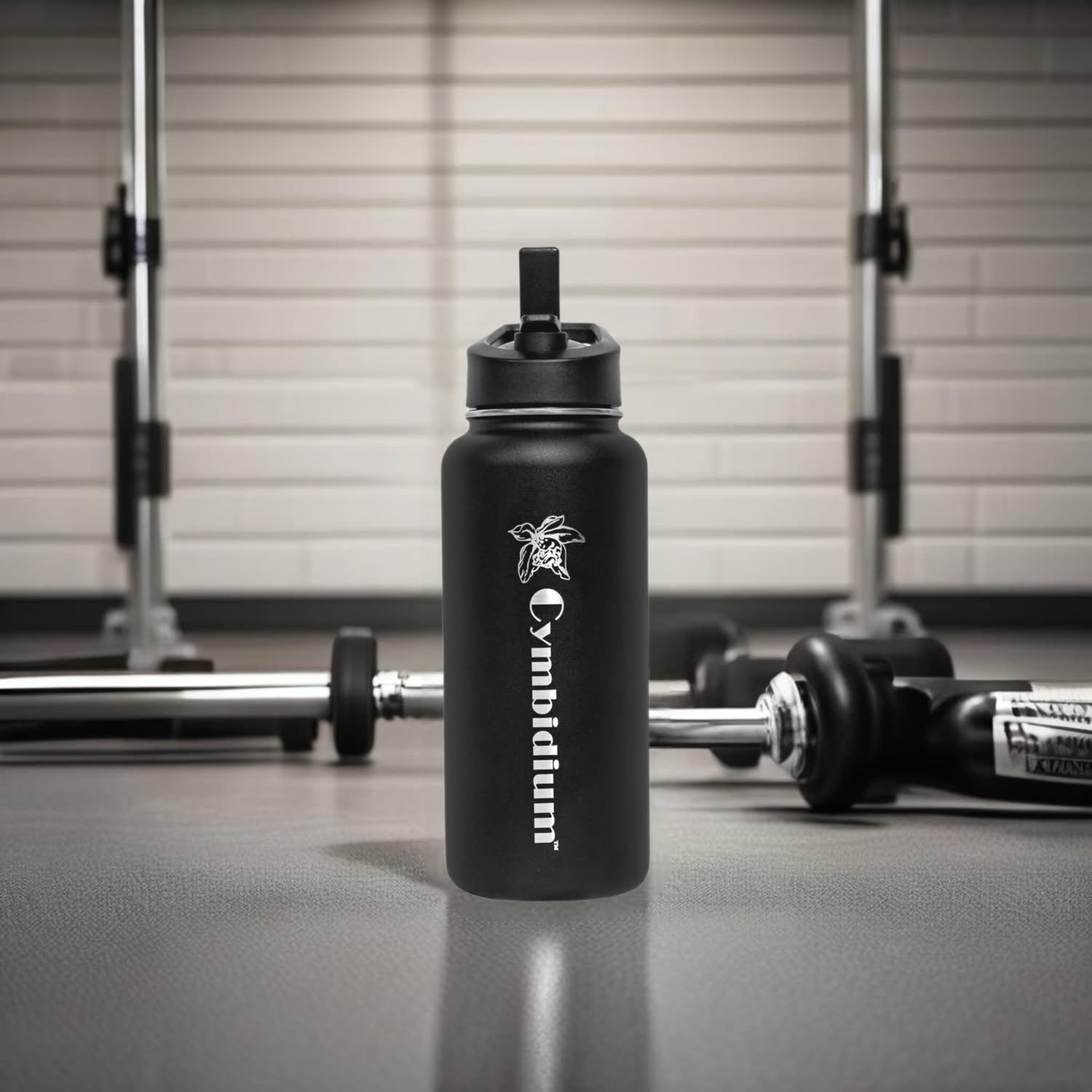 32oz Insulated Water Bottle – Matte Black